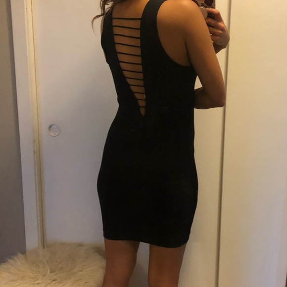 Black Bodycon Dress - Picture 3 of 3